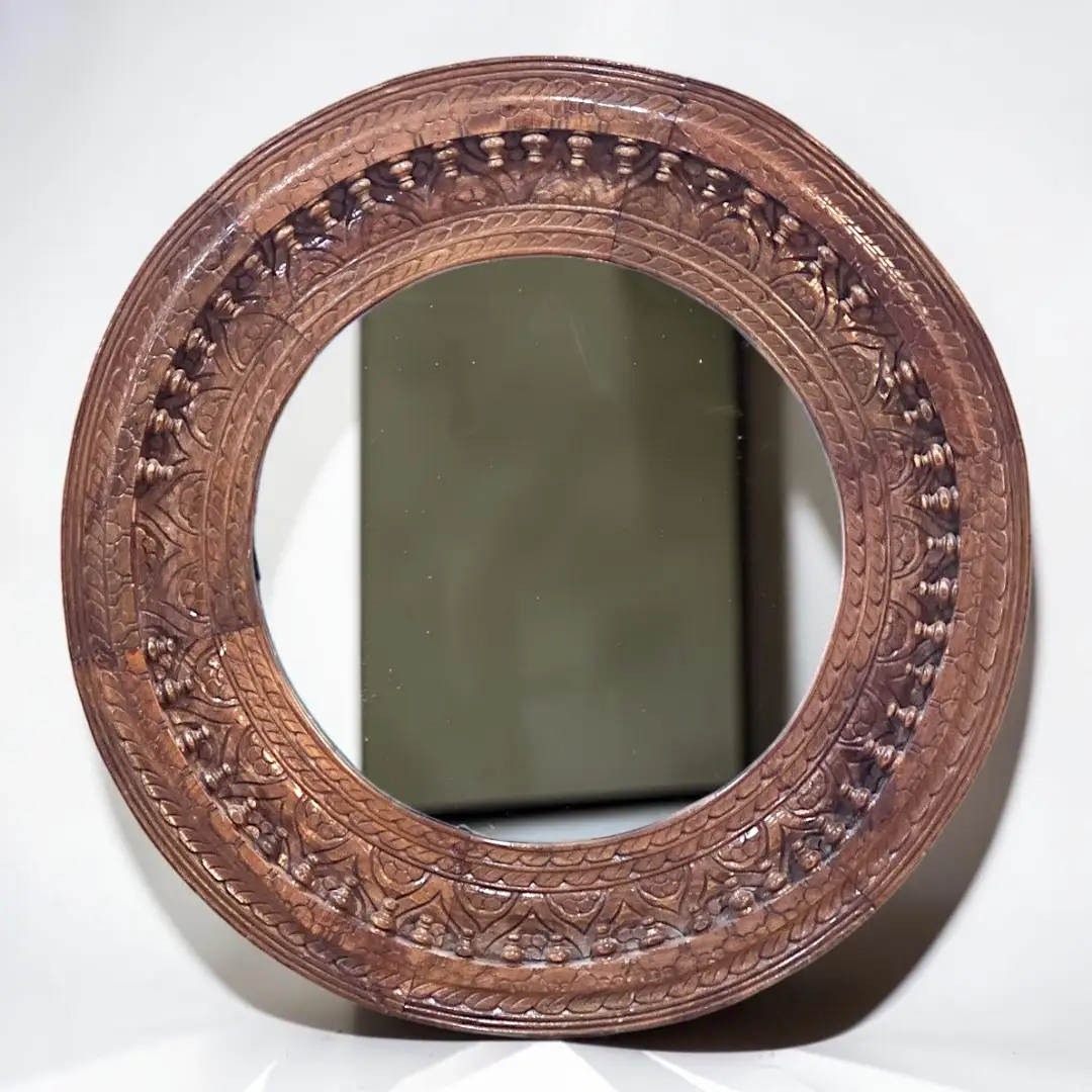 Kalina Carved Sun Mirror