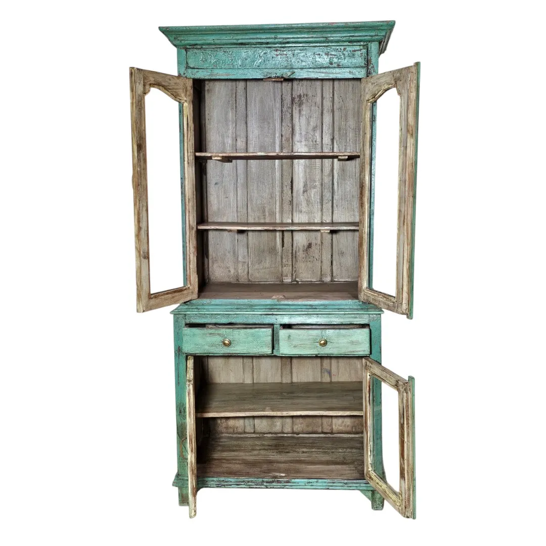 Ocean Breeze Glass Pantry | خزانة "نسيم البحر" للمطبخ