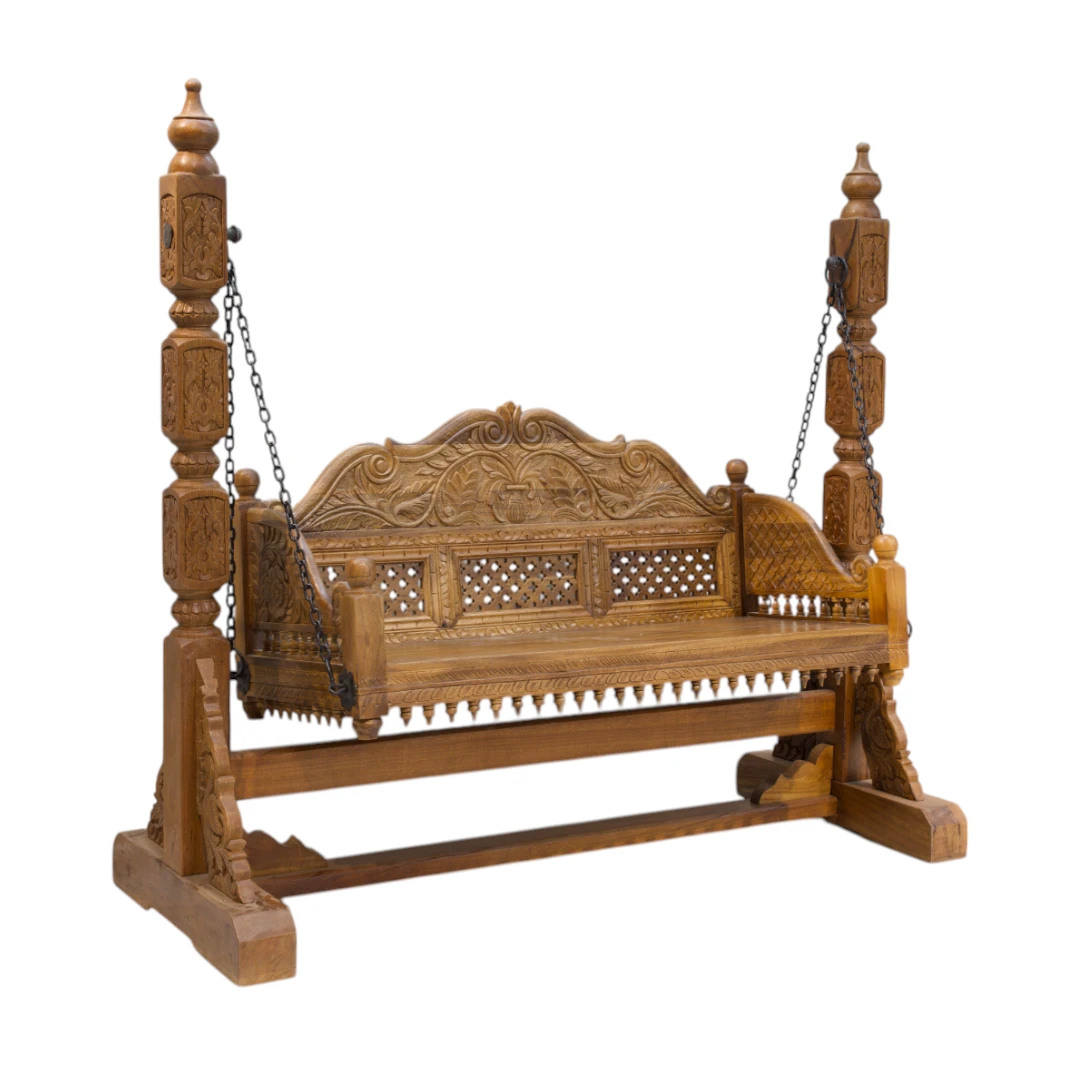 Serenity Carved Swing Bench