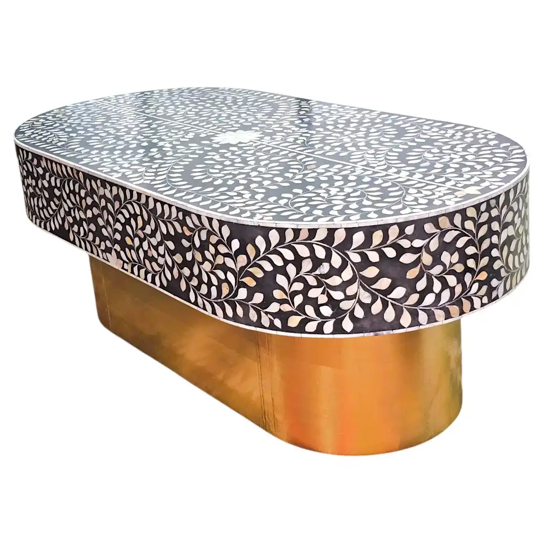Al-Safa Streamlined Mother-of-Pearl Coffee Table