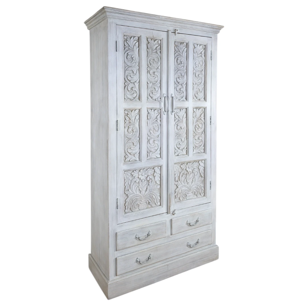 Savannah Hand-Carved Artisan Cabinet