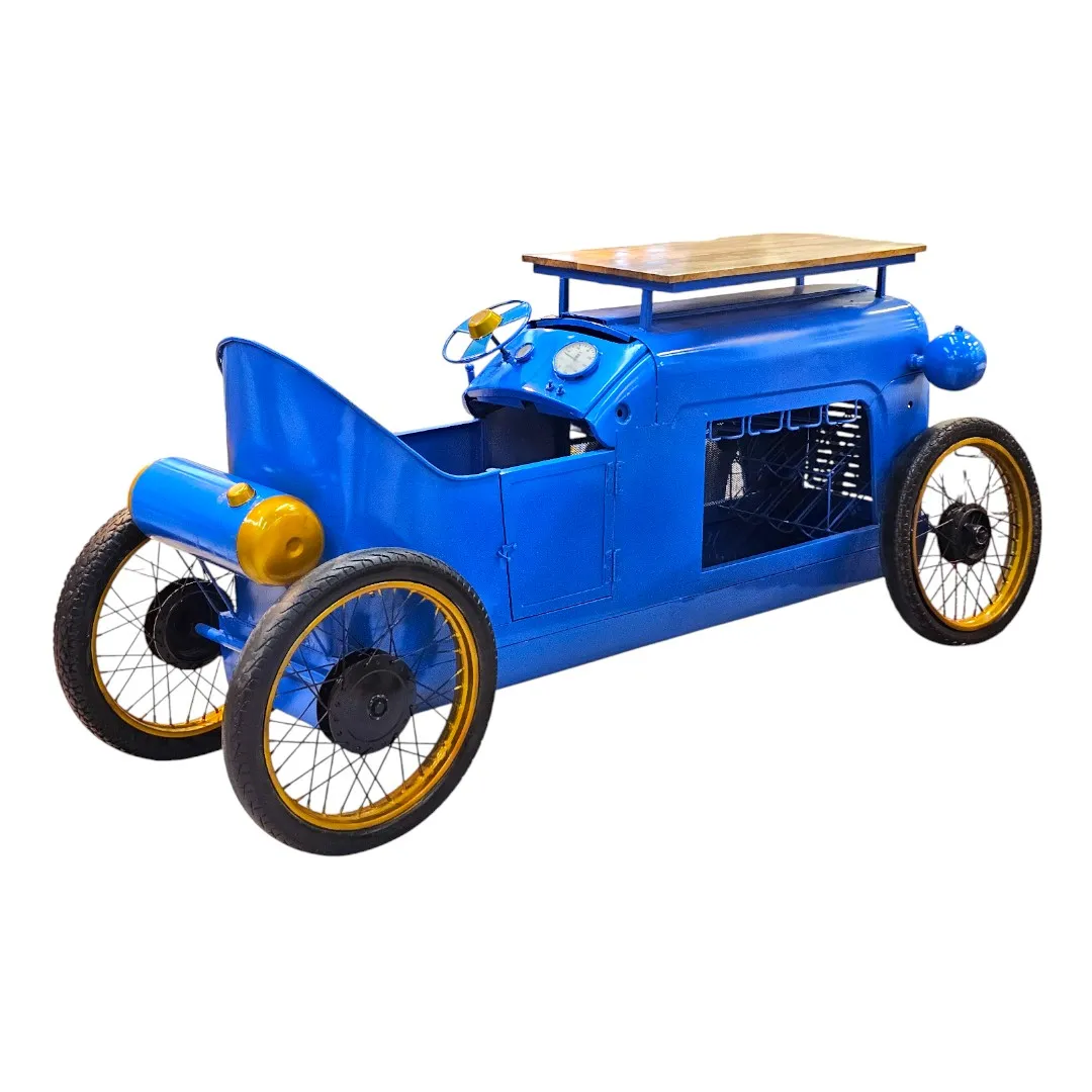 Retro 'Carrera' Red Storage Car Console