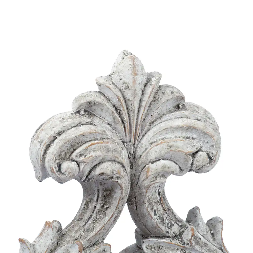Acanthus Crest Cast Cement Finial