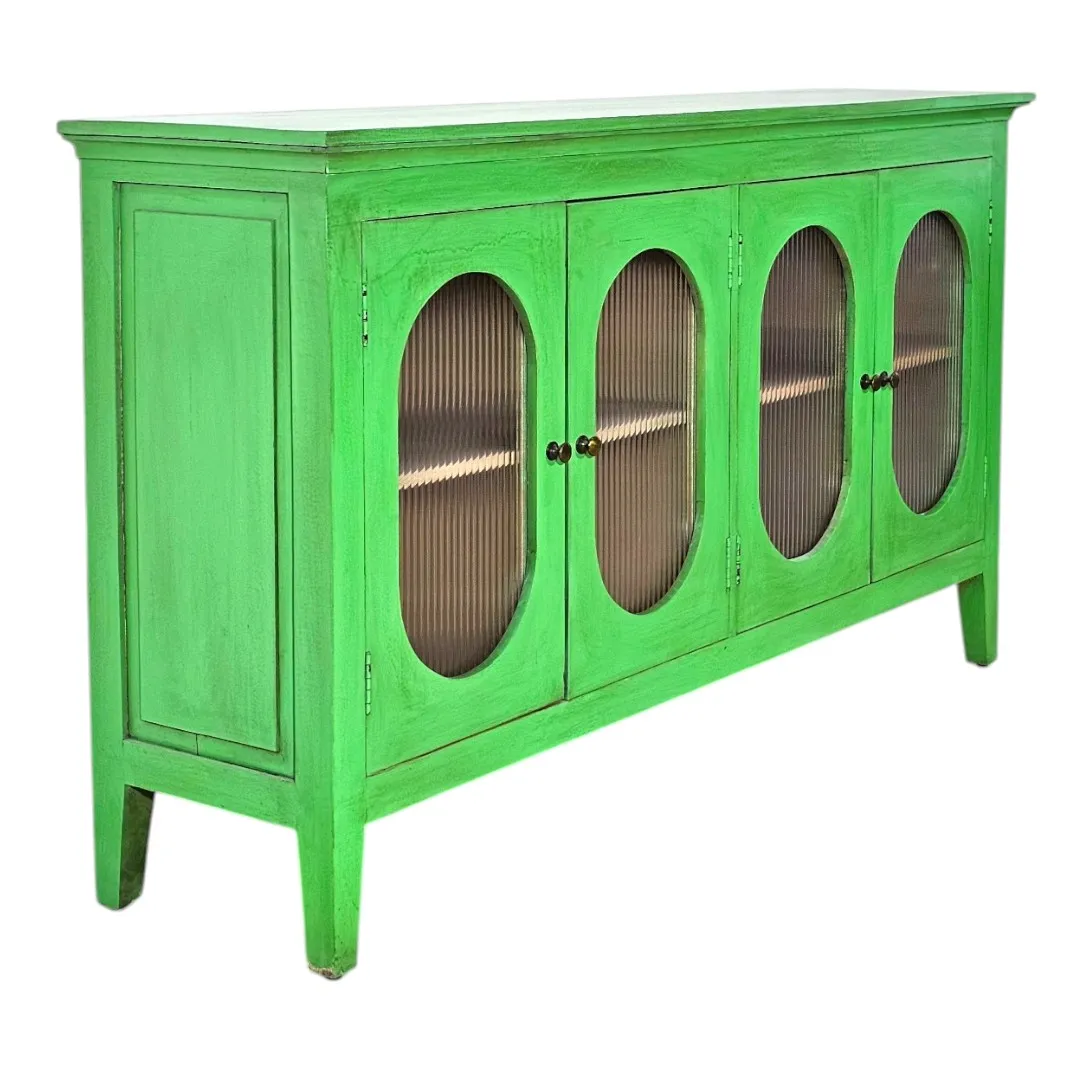Grand Oval Console - Marigold Finish