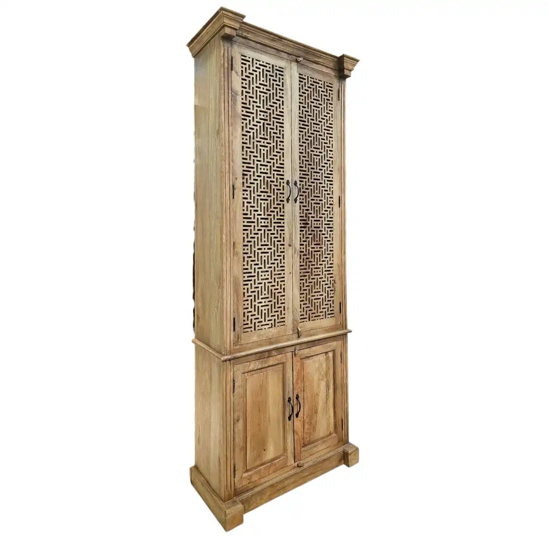 The Chhaya Glass-Back Cabinet
