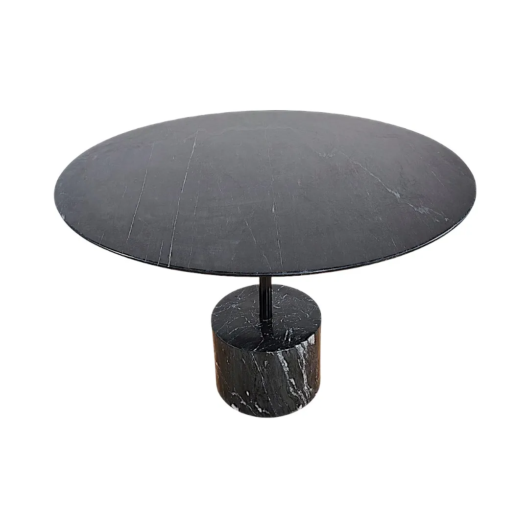 Sutter Marble Pedestal Dining Table