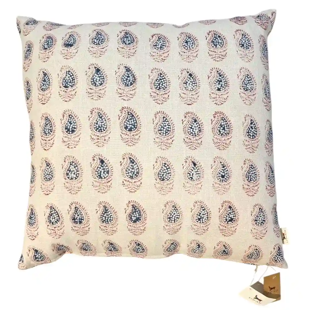 The "Nadi Flow" Heritage Hand-Pressed Cotton Cover