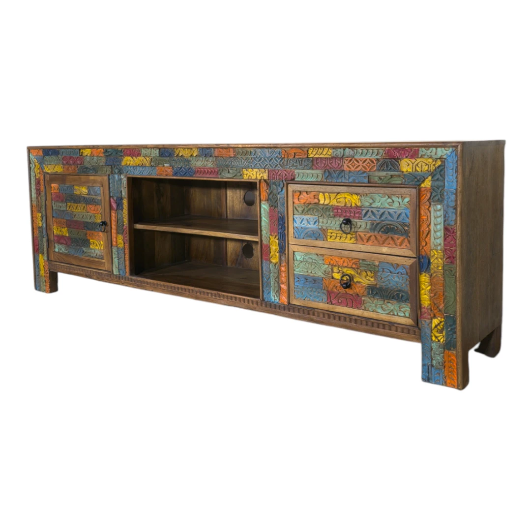 Kaleidoscope Artisan Revival Entertainment Console