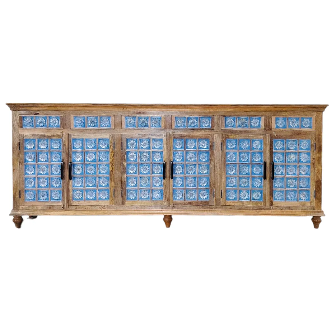 The Azulejo Chronicle Sideboard - 6 Door