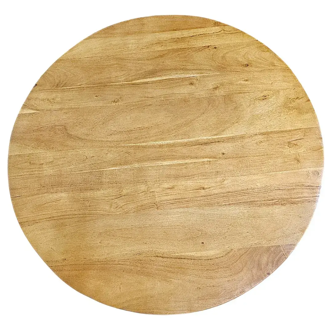 Natural Wood 'Rhythm' Round Coffee Table
