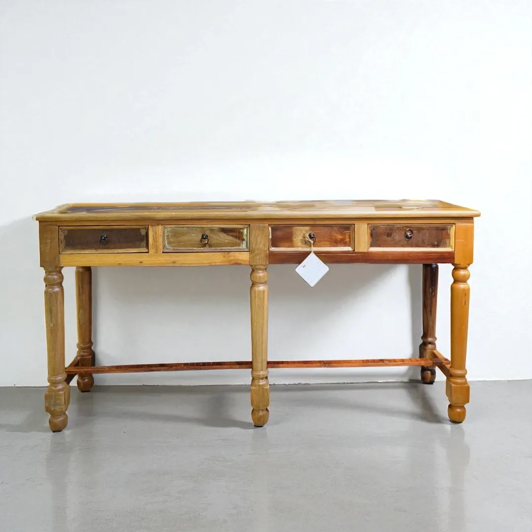 Rustic Charm Mango Wood Console