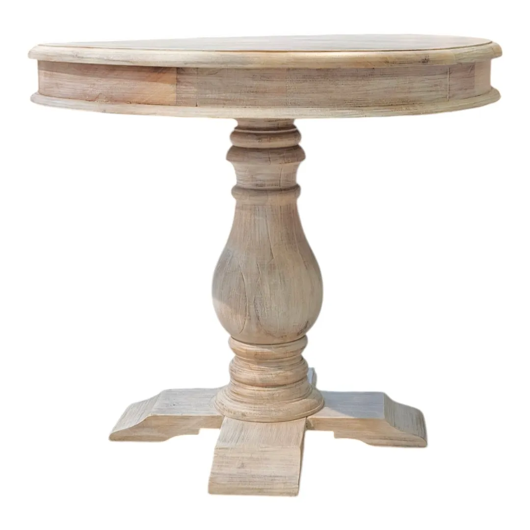 Al-Andalus Voz de Madera Pedestal Table