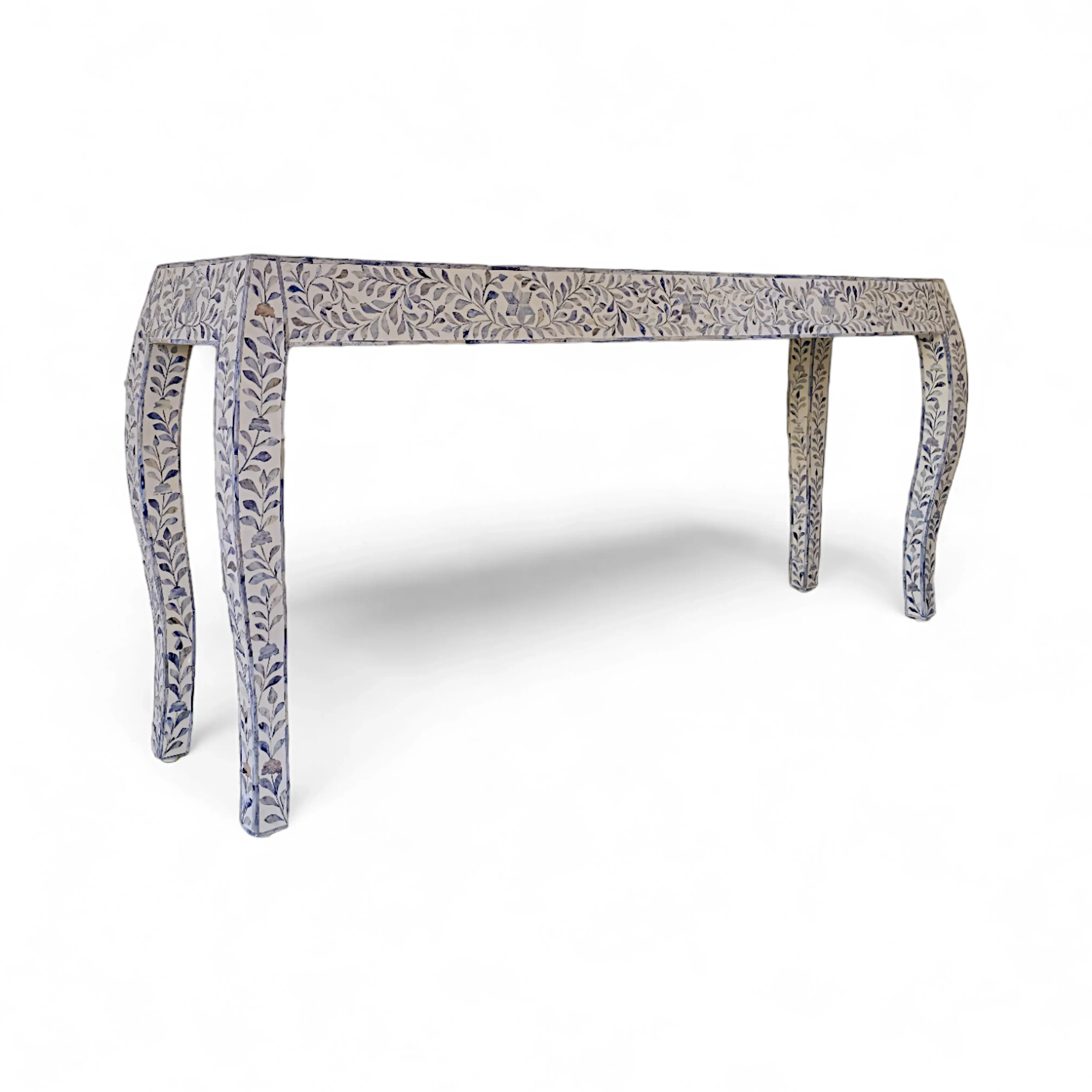 Bone inlay console