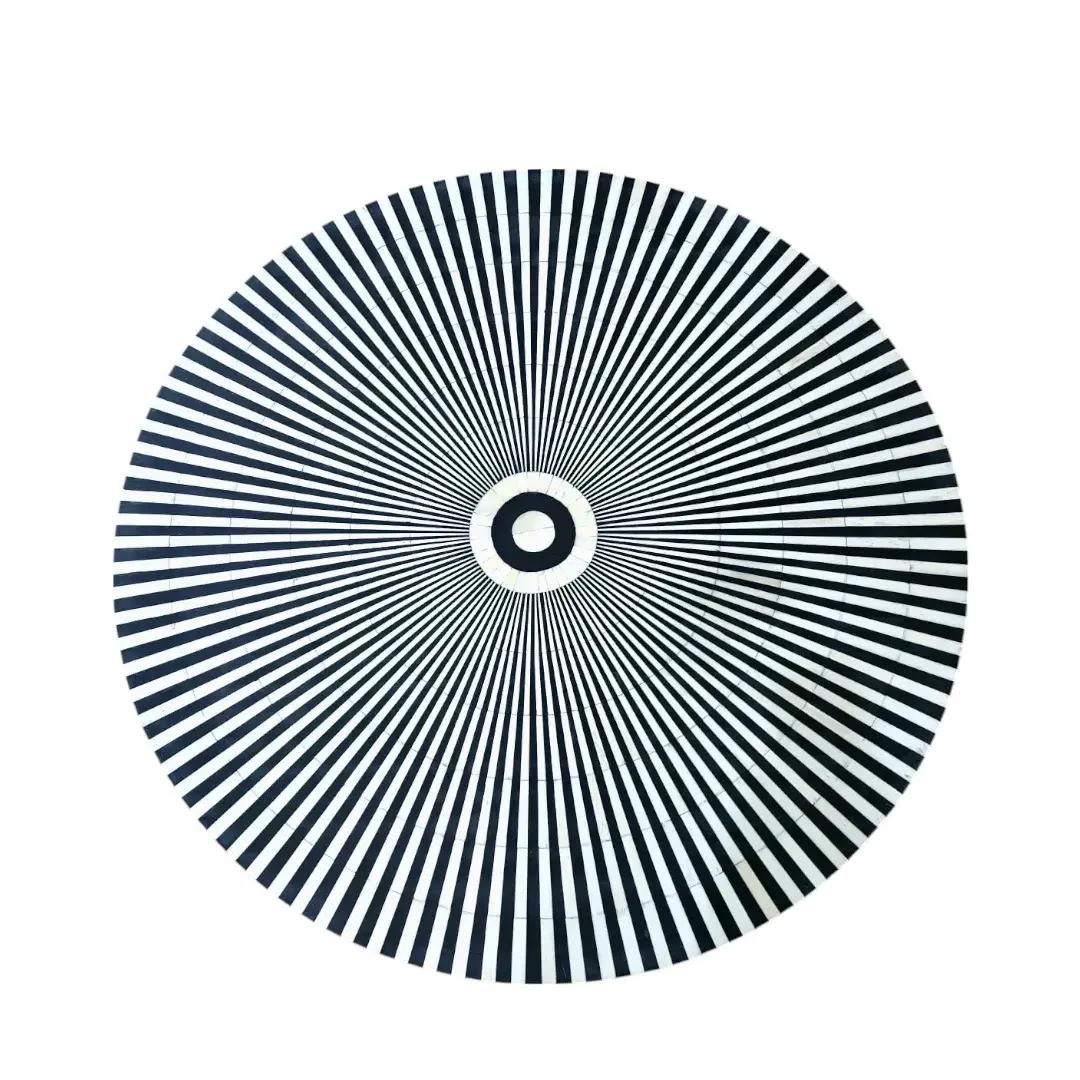 Zenith Noir Bone Inlay Coffee Table