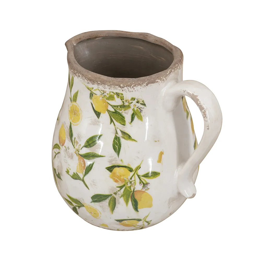 Limone Solare Ceramic Pitcher