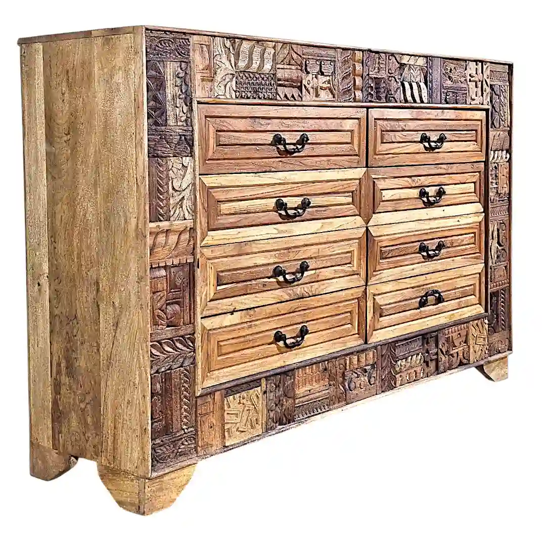 The Reed & Rosette Hardwood 8-Drawer Dresser