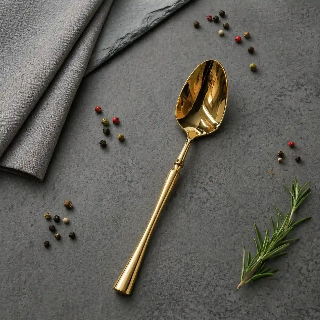 Al-Dhahabi Gilded Royal Dinner Spoon