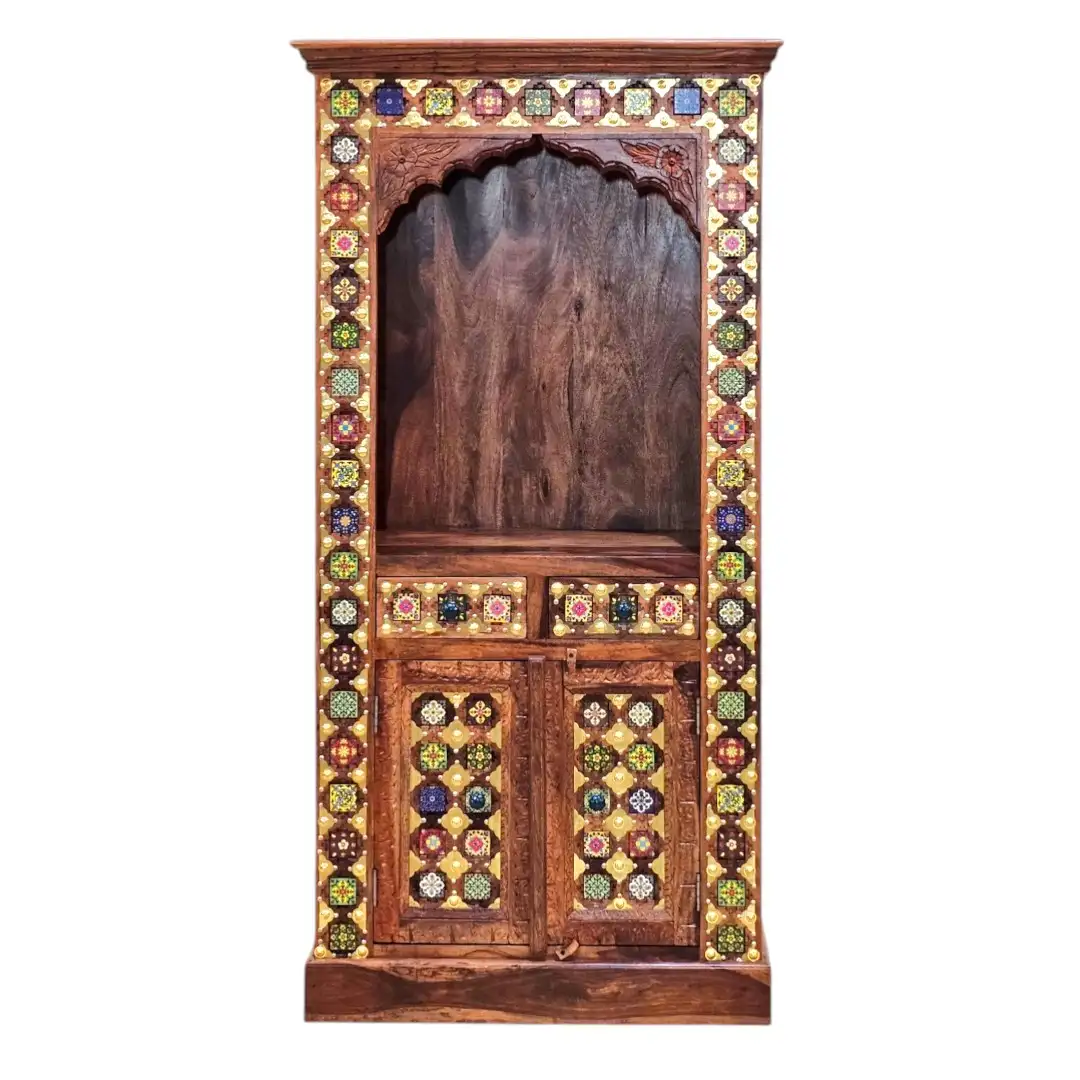 Al-Kitab Indian Rosewood & Gilded Brass Bibliothèque