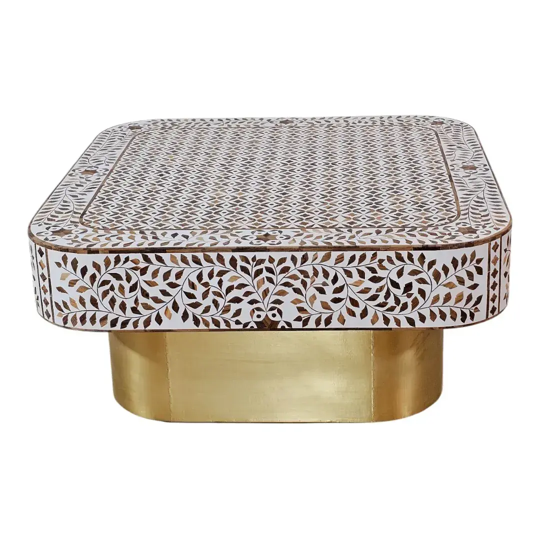 Naila Inlay Pattern Coffee Table