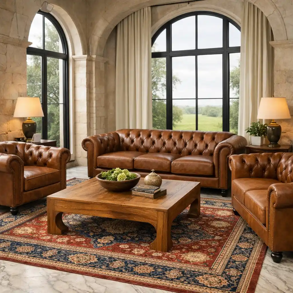 The Kensington Grand Chesterfield Sofa 3 Seater