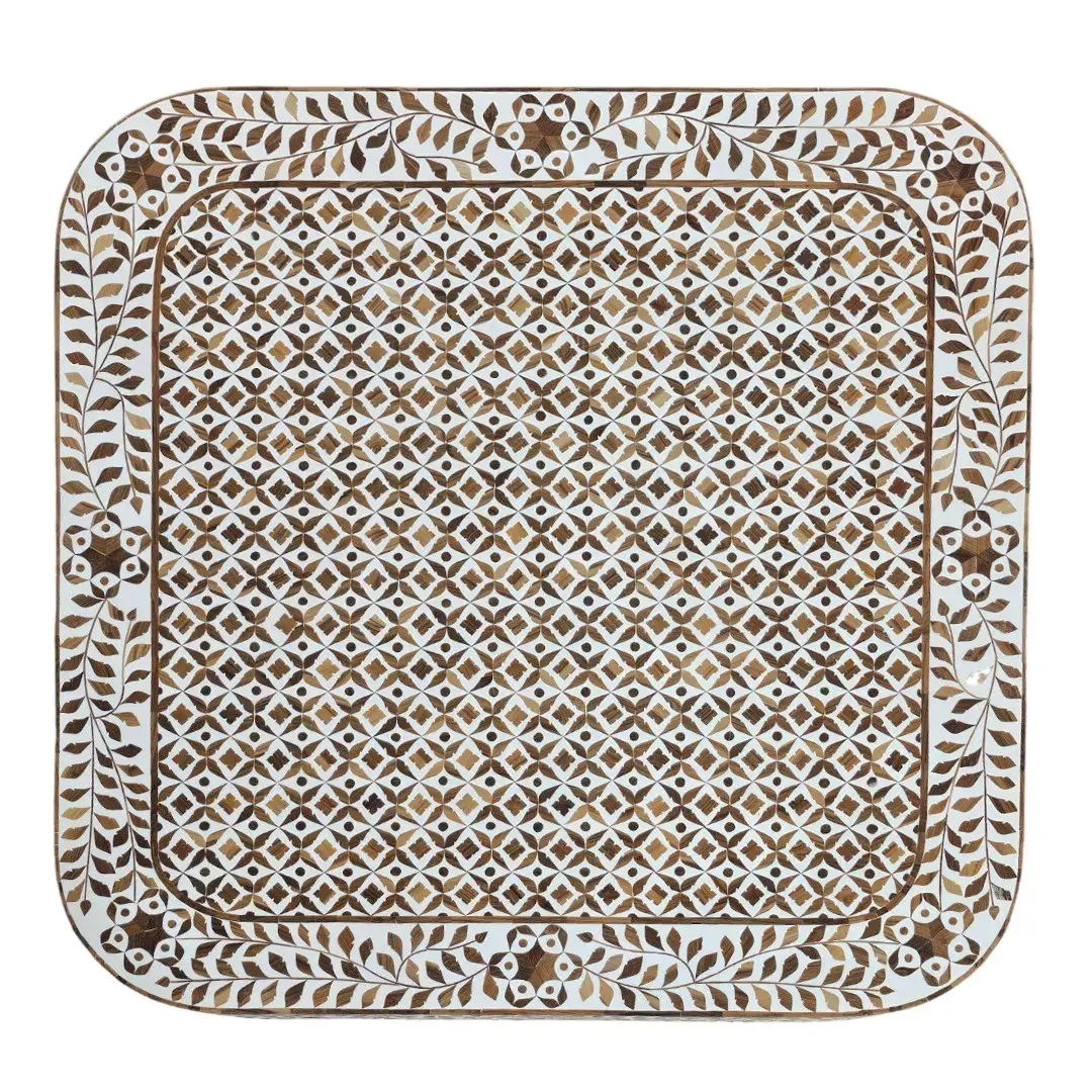 Naila Inlay Pattern Coffee Table