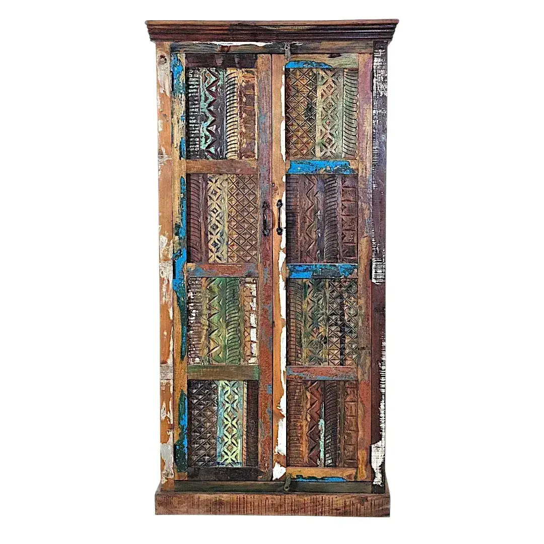 Tribal Geometry Secret-Keeper Armoire