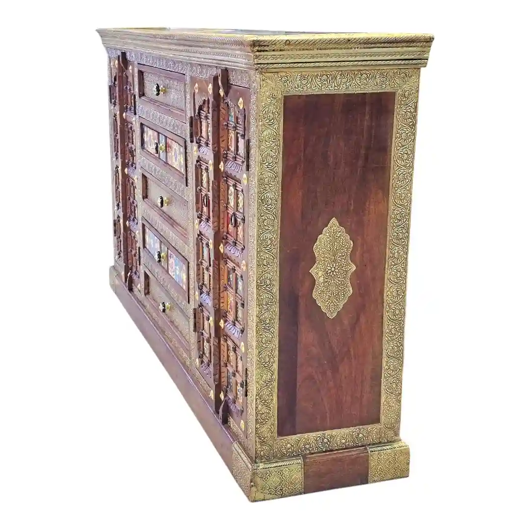 The Jahangir-e-Gulzar  Rosewood Credenza