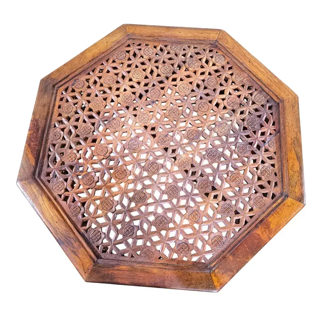 Table Octogonale Moucharabieh (Octagonal Mashrabiya Coffee Table)