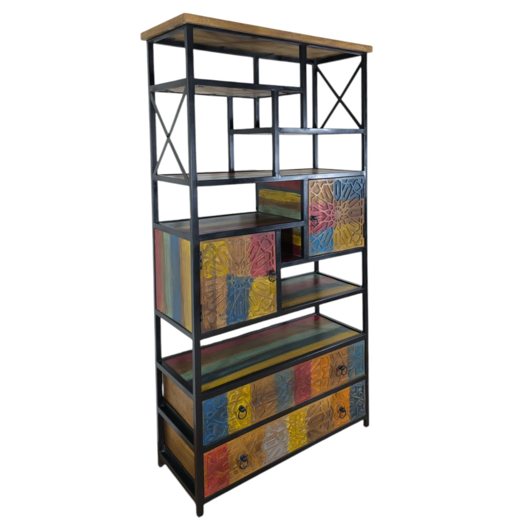 Painted Blooms Display Shelf