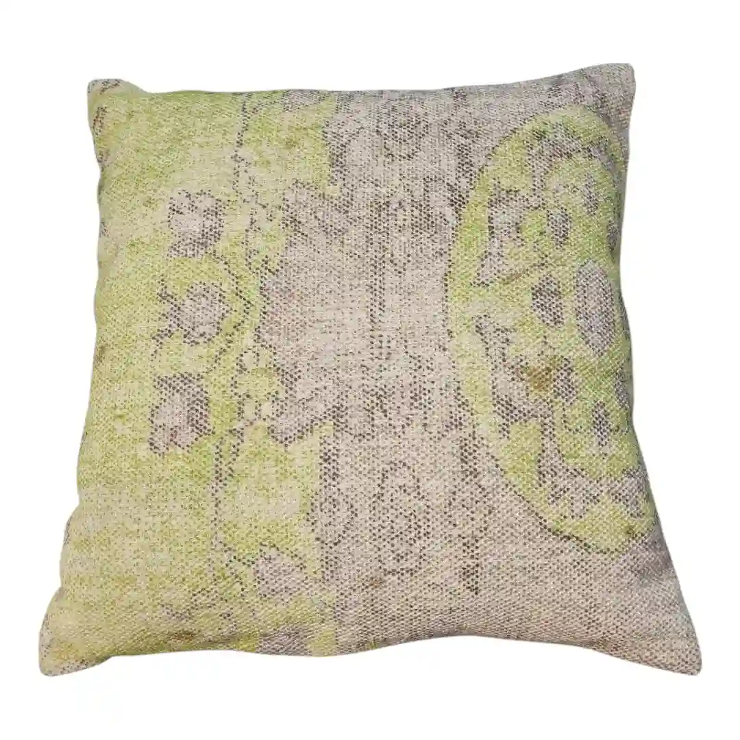 The "Aethel Vintage" Distressed Cotton Pillow