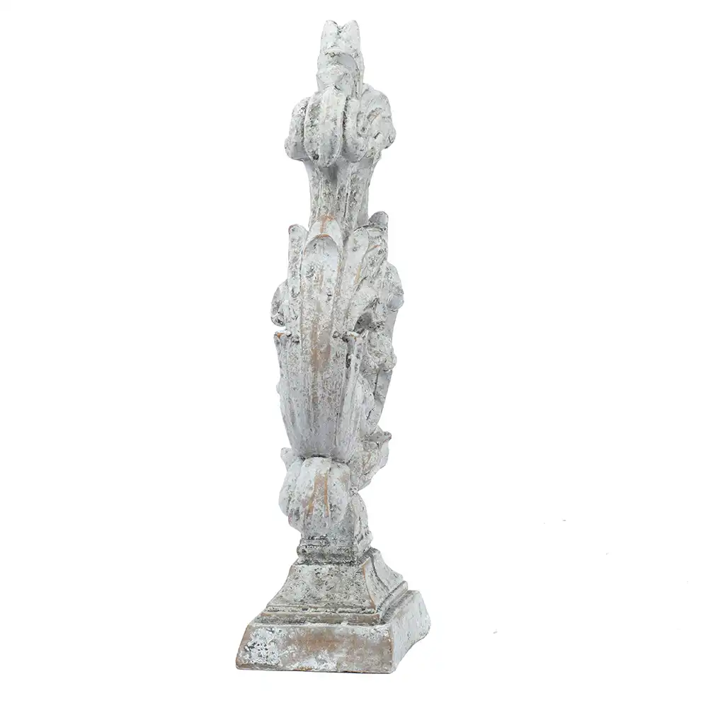 Acanthus Crest Cast Cement Finial
