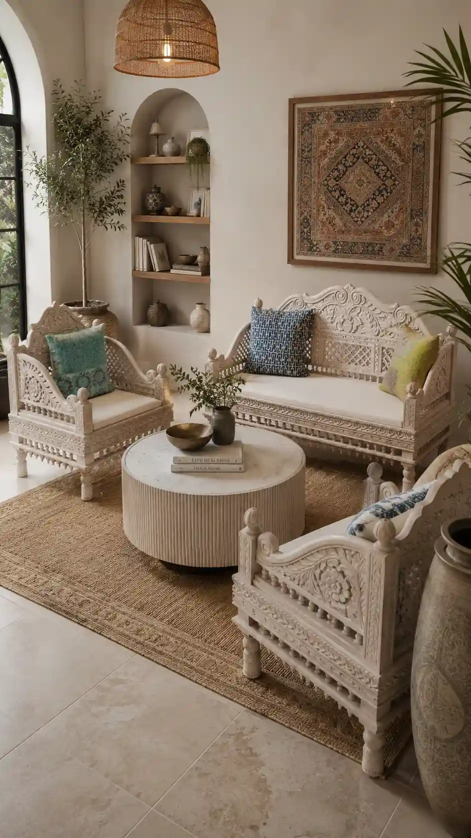 The 'Naqsh Zaynab' Carved Daybed