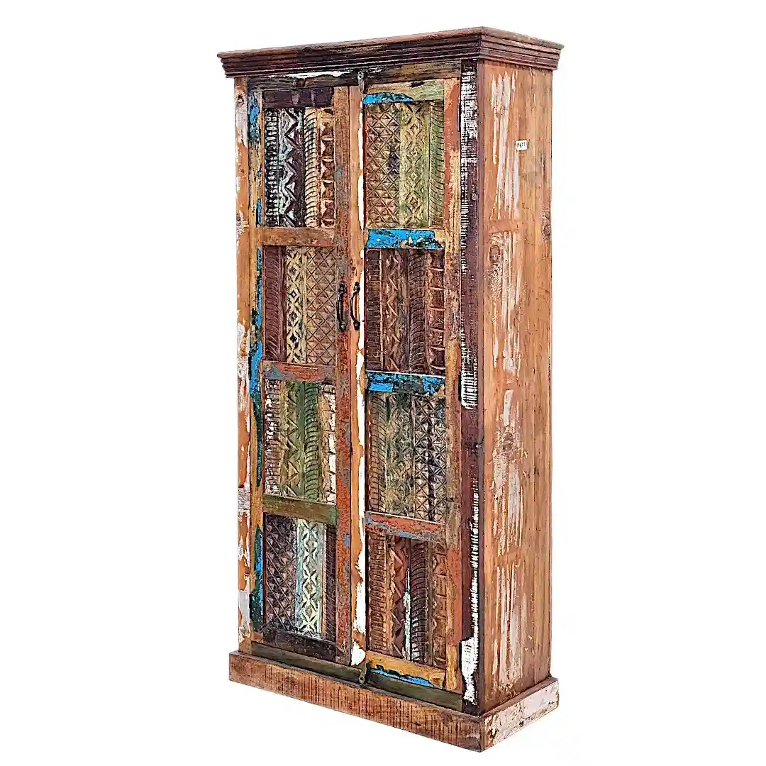 Tribal Geometry Secret-Keeper Armoire