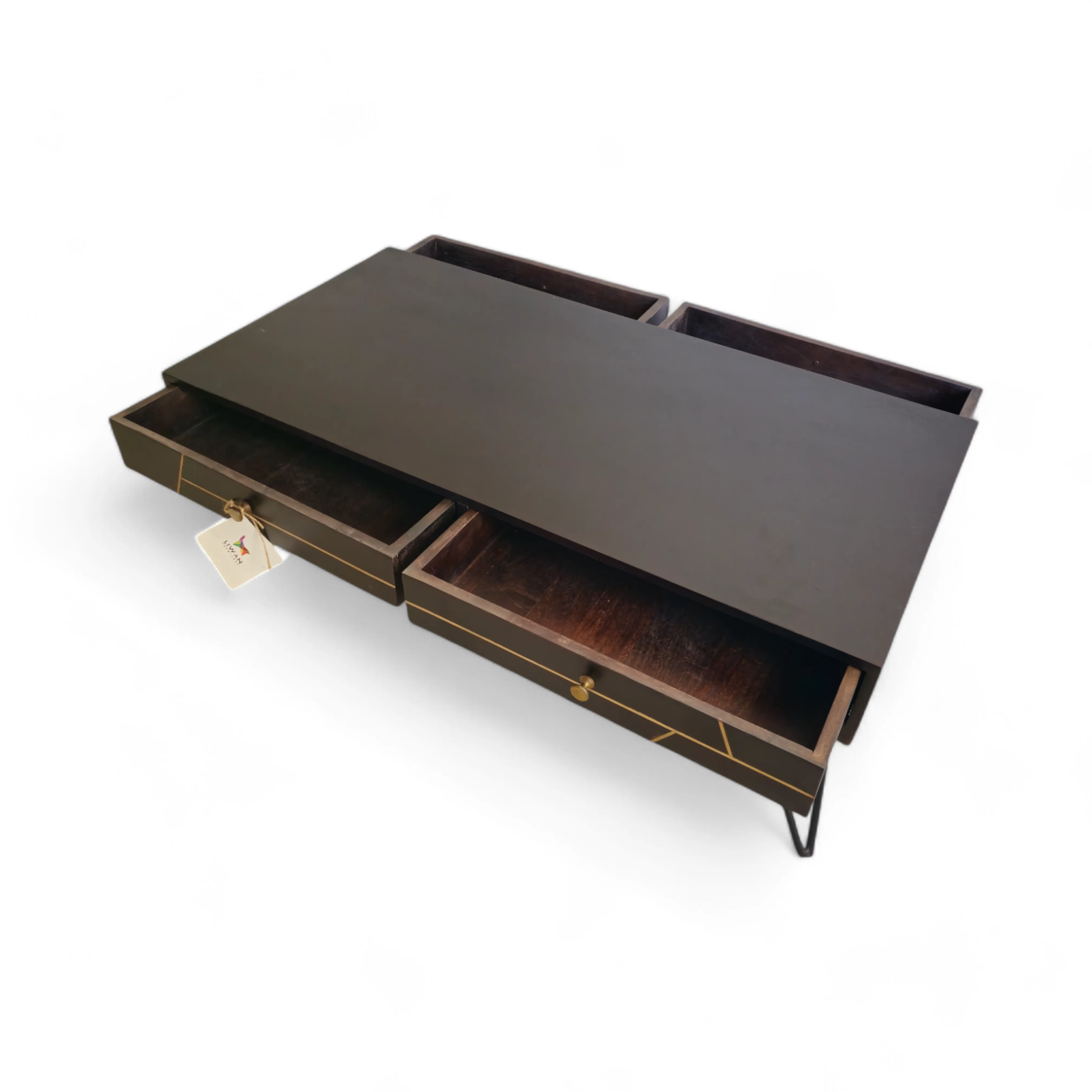 URBAN LOFT Coffee Table with Storage