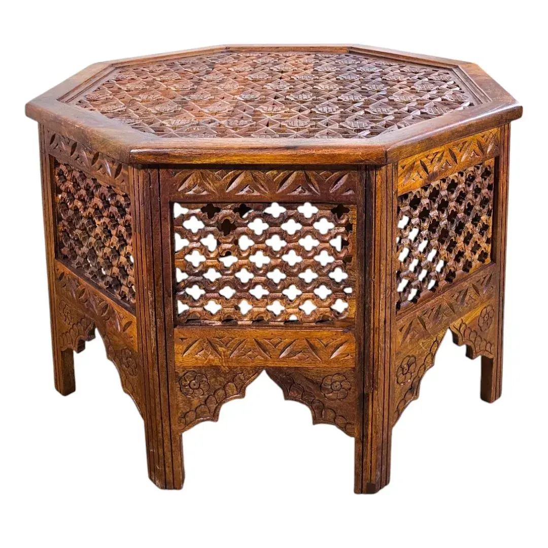 Table Octogonale Moucharabieh (Octagonal Mashrabiya Coffee Table)