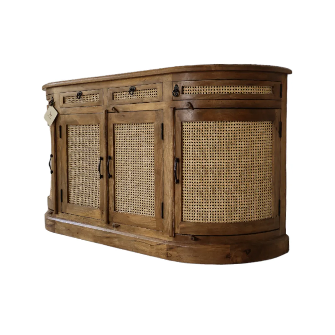 Château Demilune Collection Rattan Sideboard