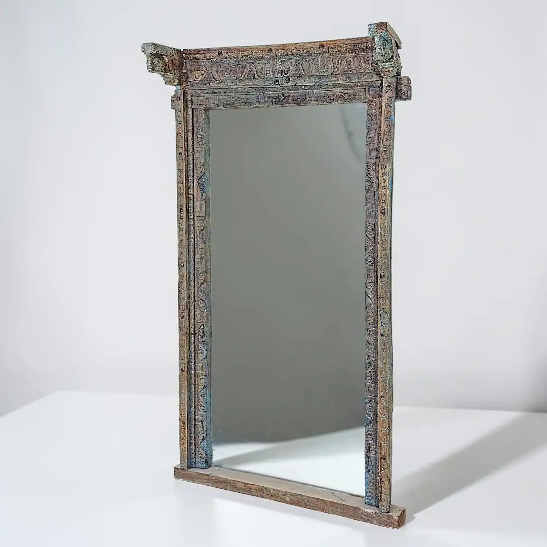 The Artisan Reclaimed Wood Floor Mirror