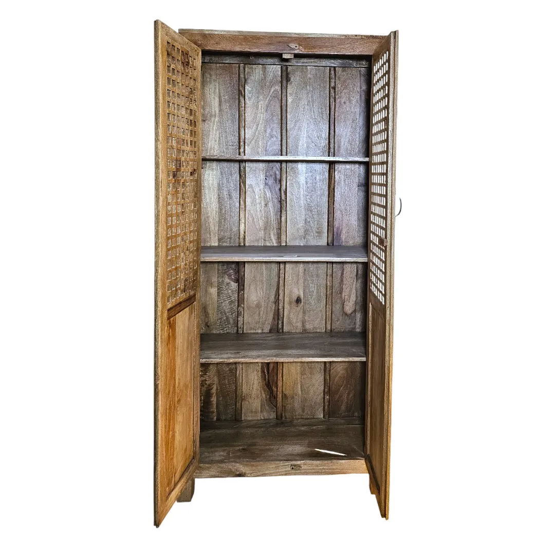 Levant Garden Lattice Cabinet | خزانة "حديقة المشرق" المزخرفة