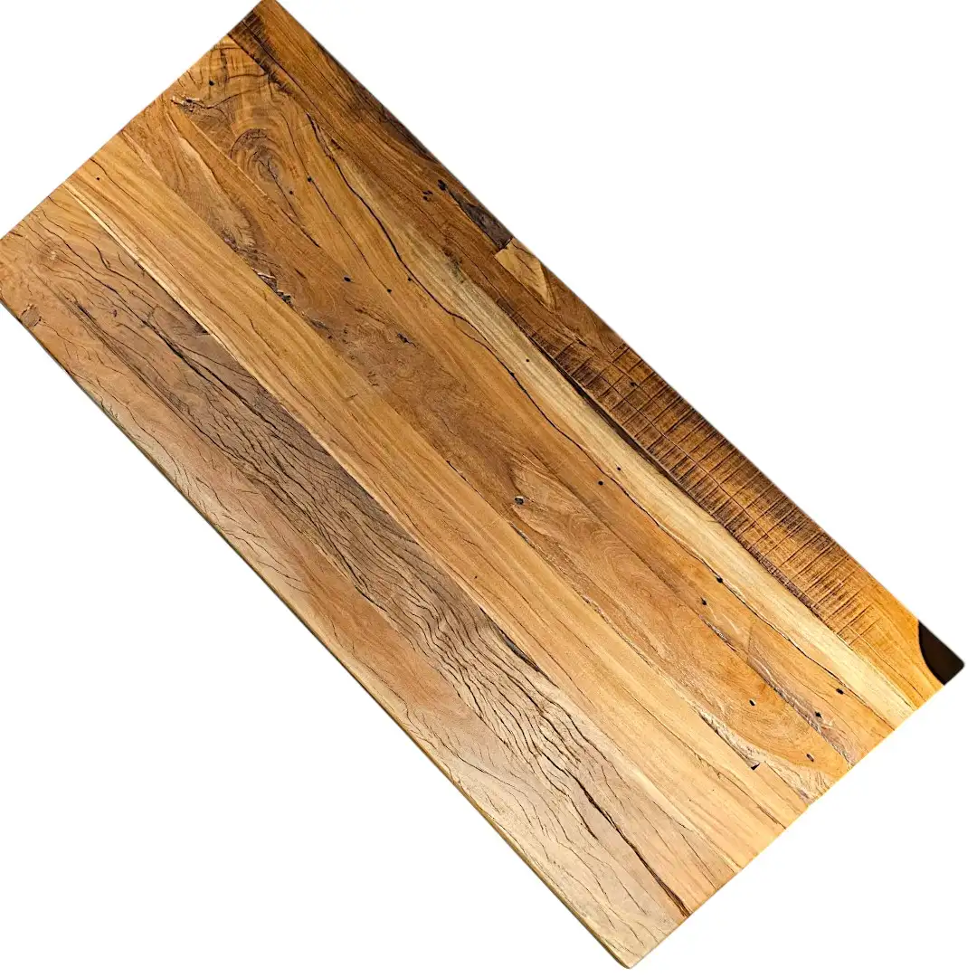 The Sculptural Live-Edge Neem Coffee Table