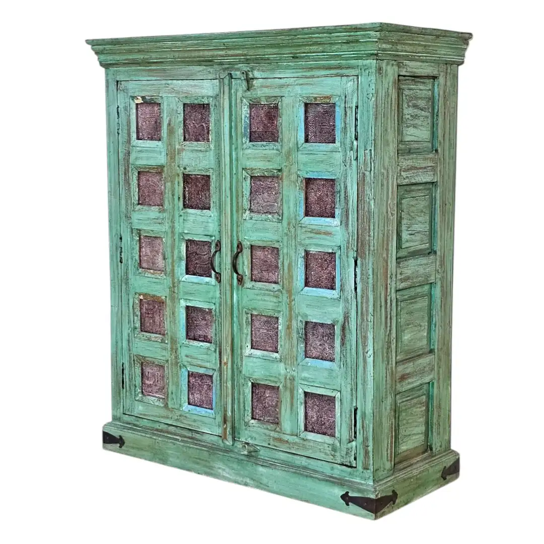 Sijill Al-Zuhur Heritage Cabinet | L’Armoire Menthe des Fleurs