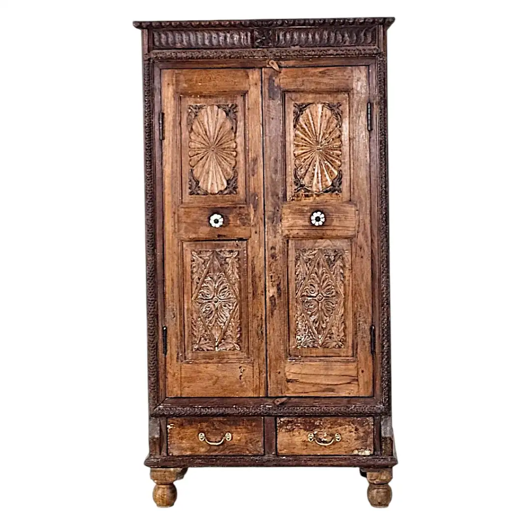 Heritage Carved 2-Door Accent Cabinet