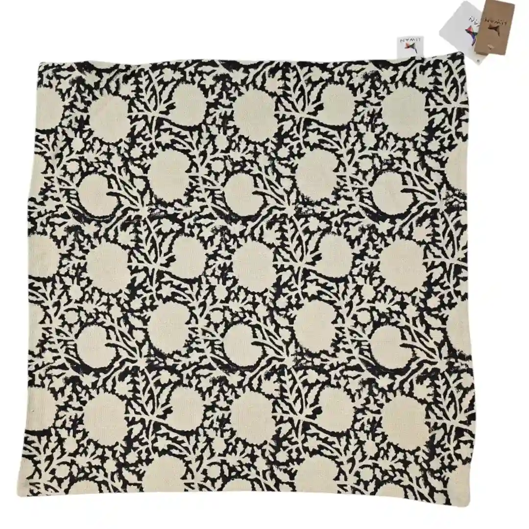 The Kamala Hand-Pressed Botanical Cushion