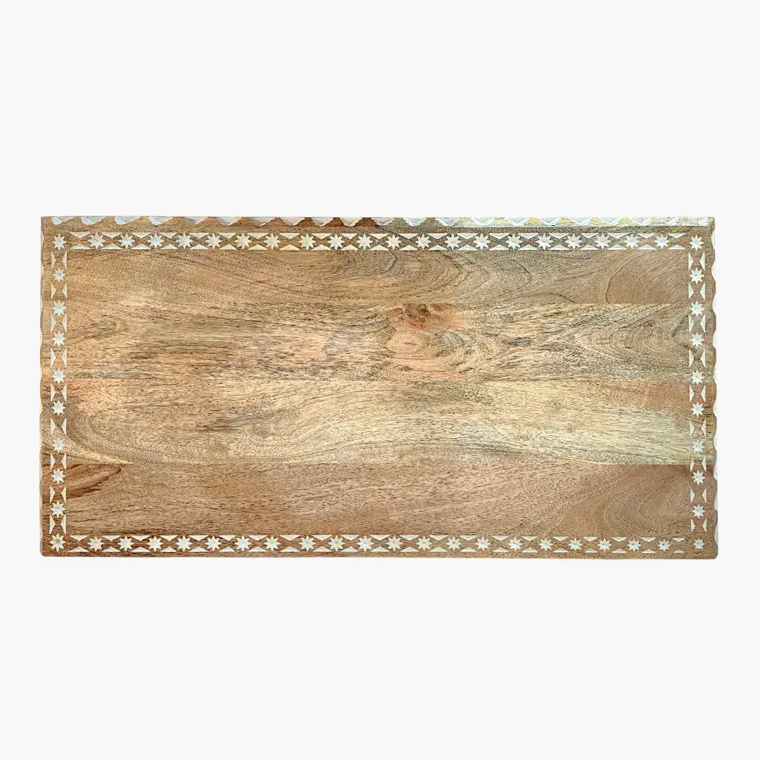 The Marrakesh Vanity - Geometric Carved Dressing Table