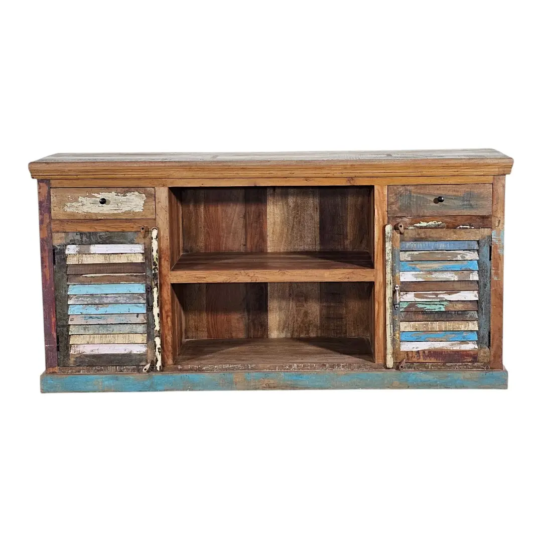 The Wanderlust Salvaged Shutter Credenza