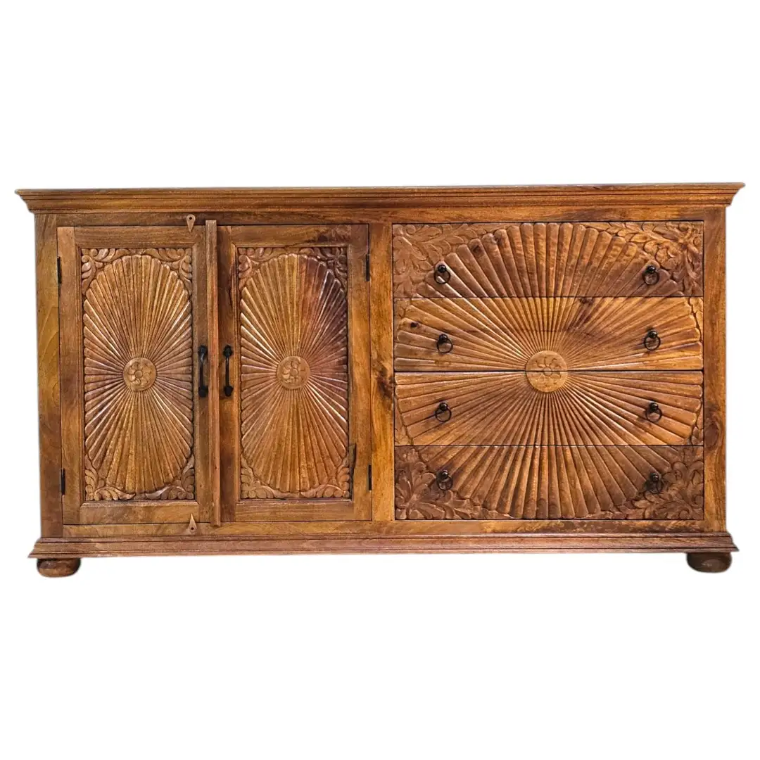 Sahara Sun Carved Sideboard