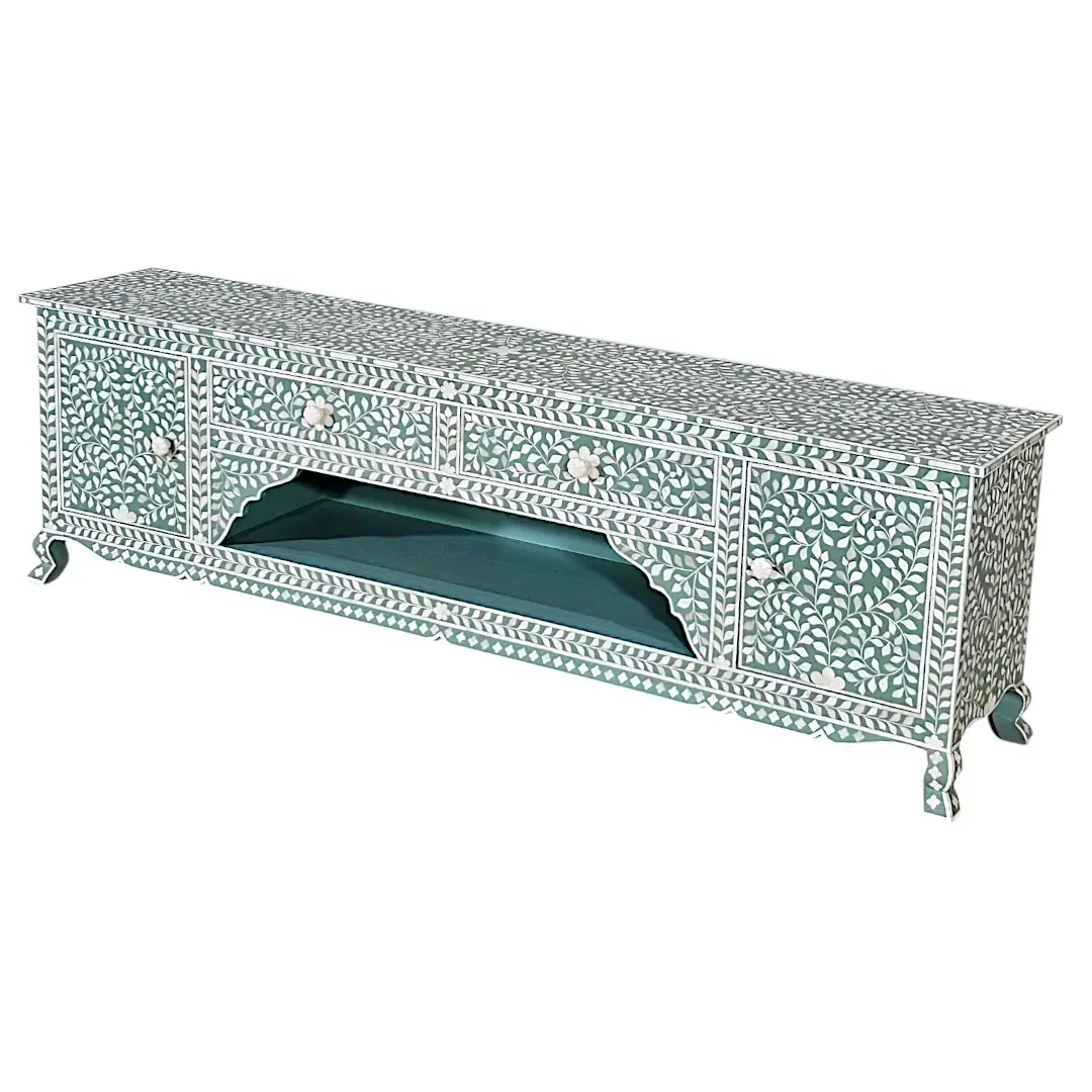 The Botanical Bloom Entertainment Center