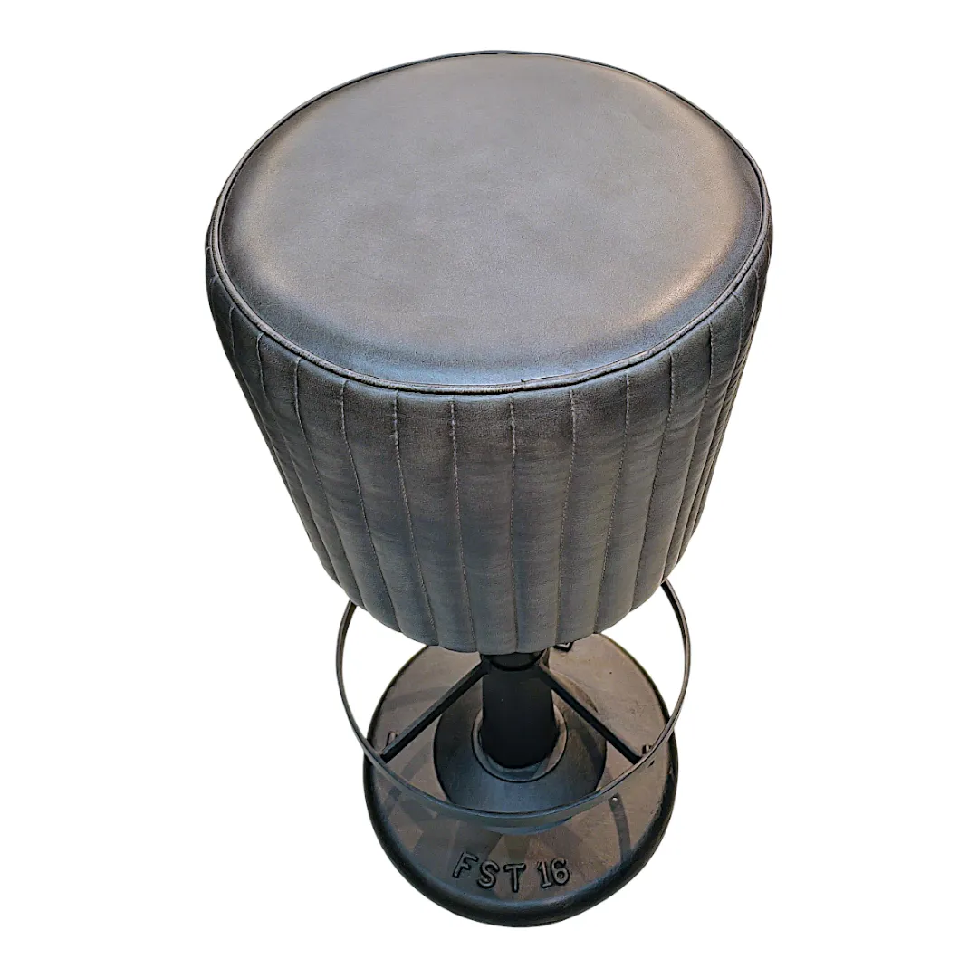 Logan Leather Bar Stool