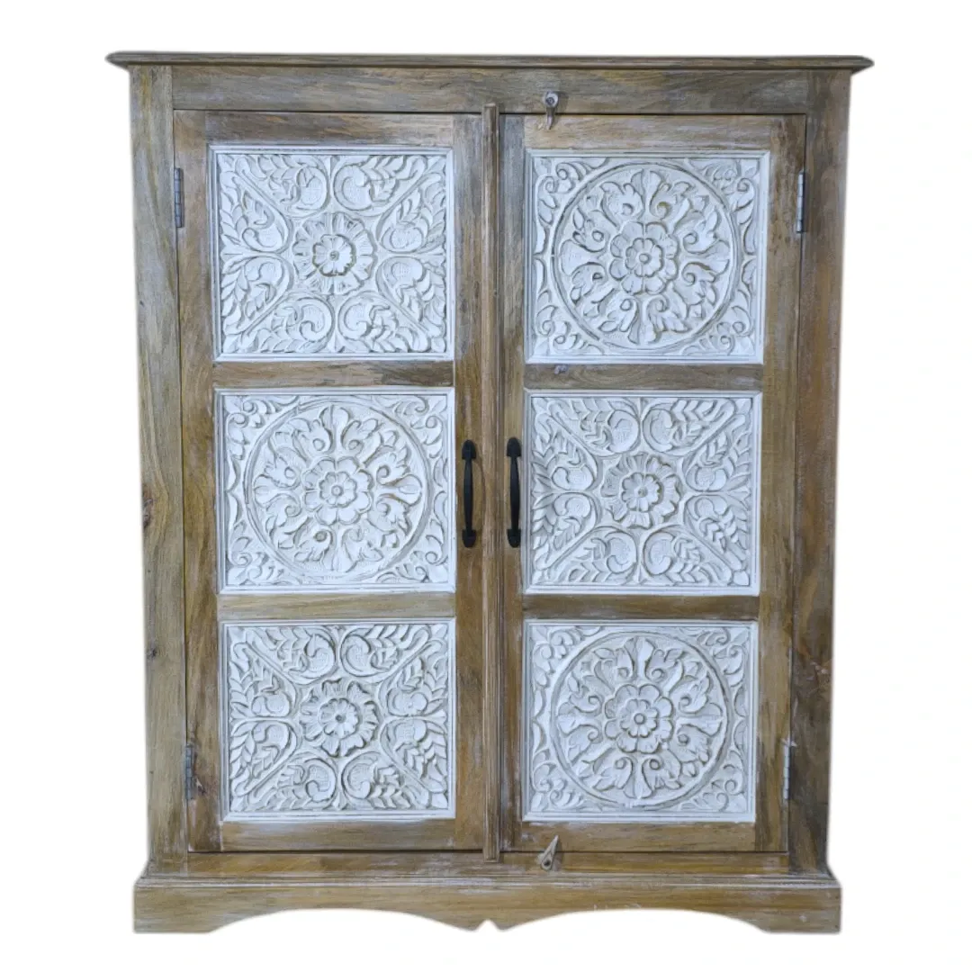 The Carved Mandala Armoire