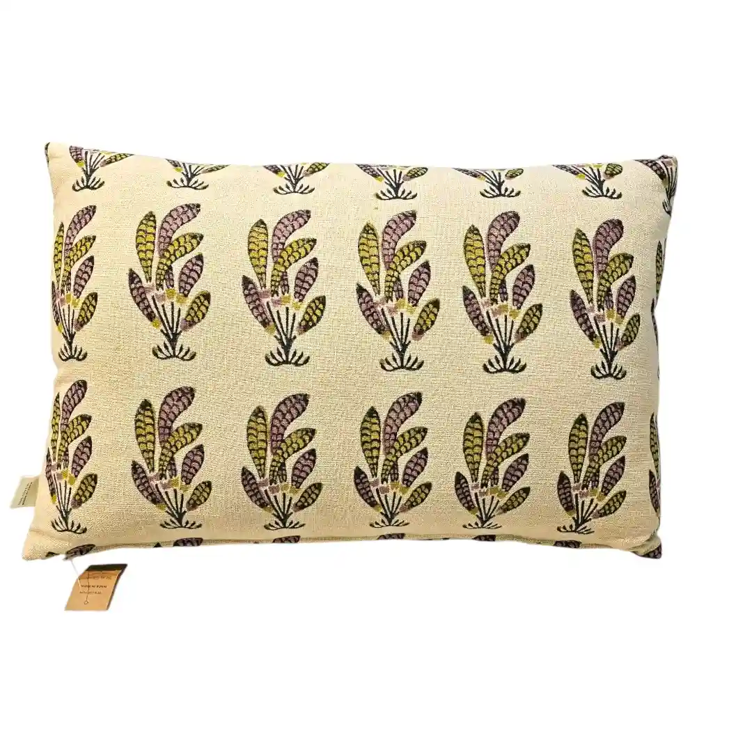 THE GULISTAN HERITAGE BLOCK-PRINT CUSHION COVER
