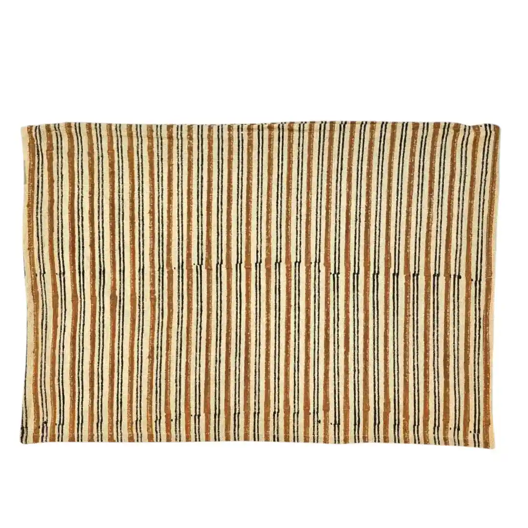 THE AL-KHAT LINEAR ARTISAN CUSHION COVER